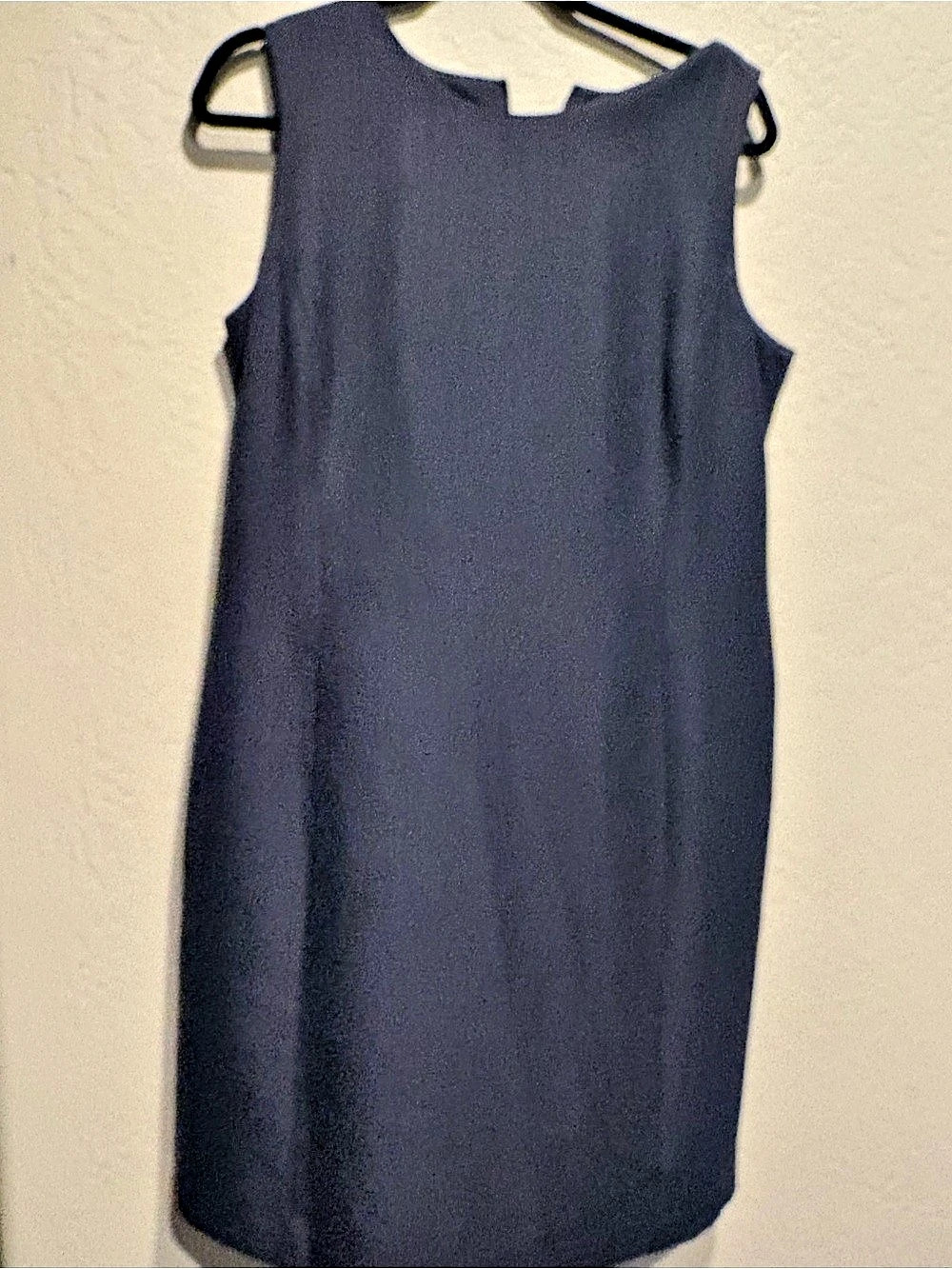 Oleg Cassini Sleeveless Mini Dress in Blue Size 14 Like New